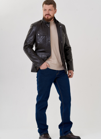 Мужская кожаная куртка 