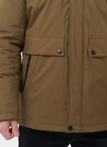 Парка мужская на мехе из волка