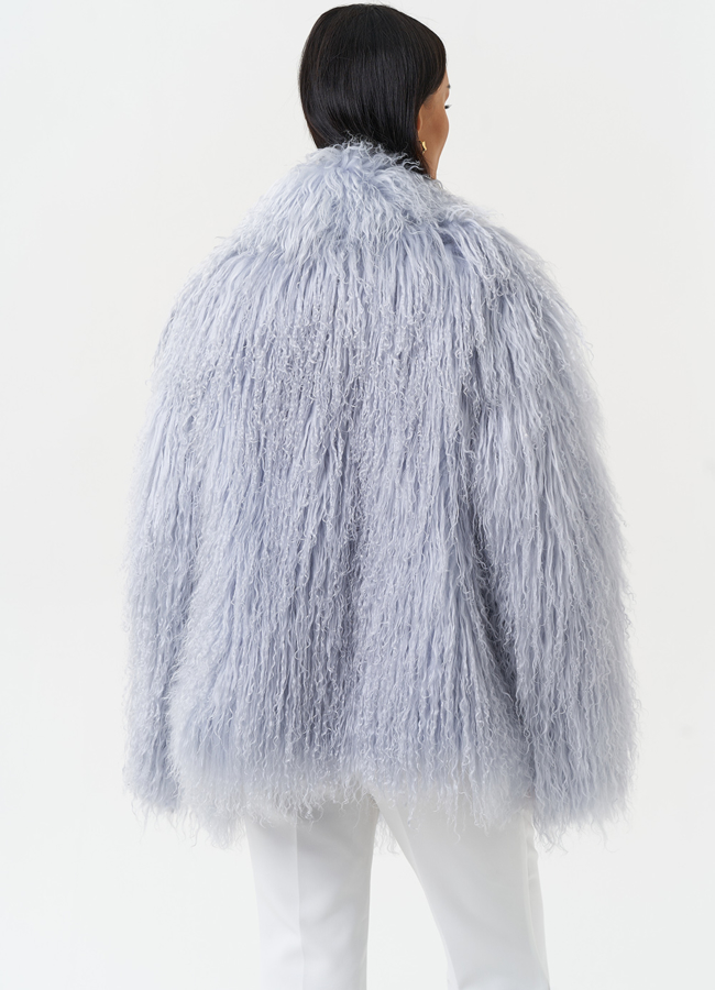 Женская шуба из меха ламы модель № 30633 в кредит