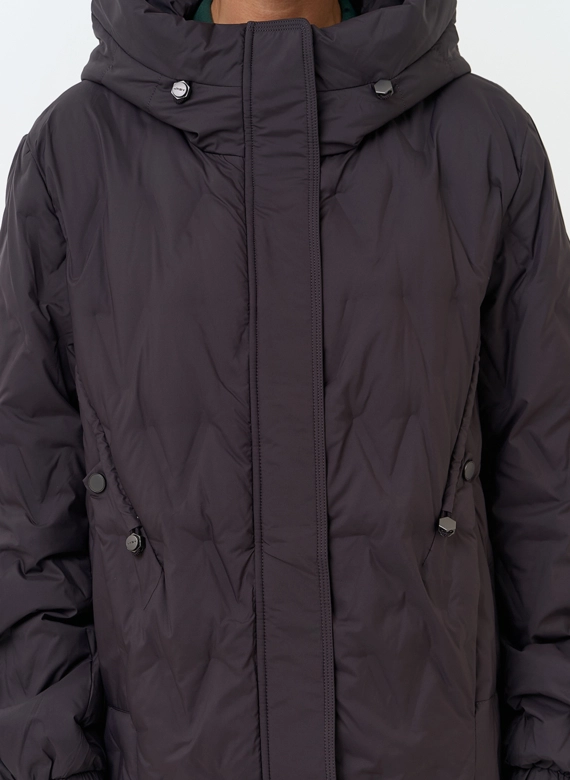 Женская куртка с капюшоном фото