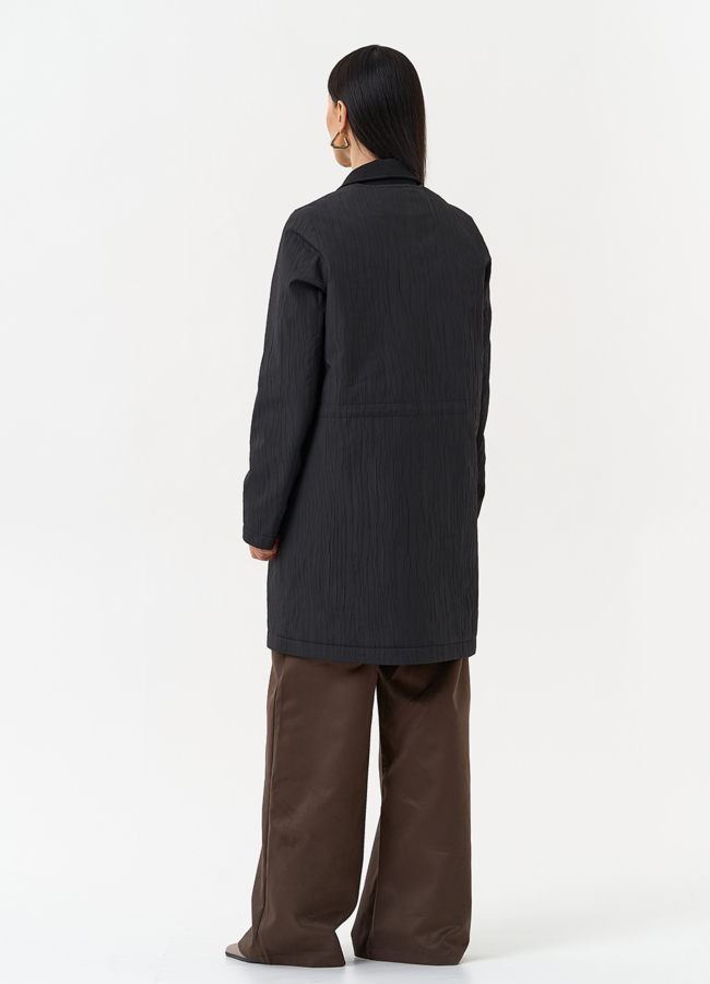 фото Женское утепленное полупальто трансформер модель № 30027