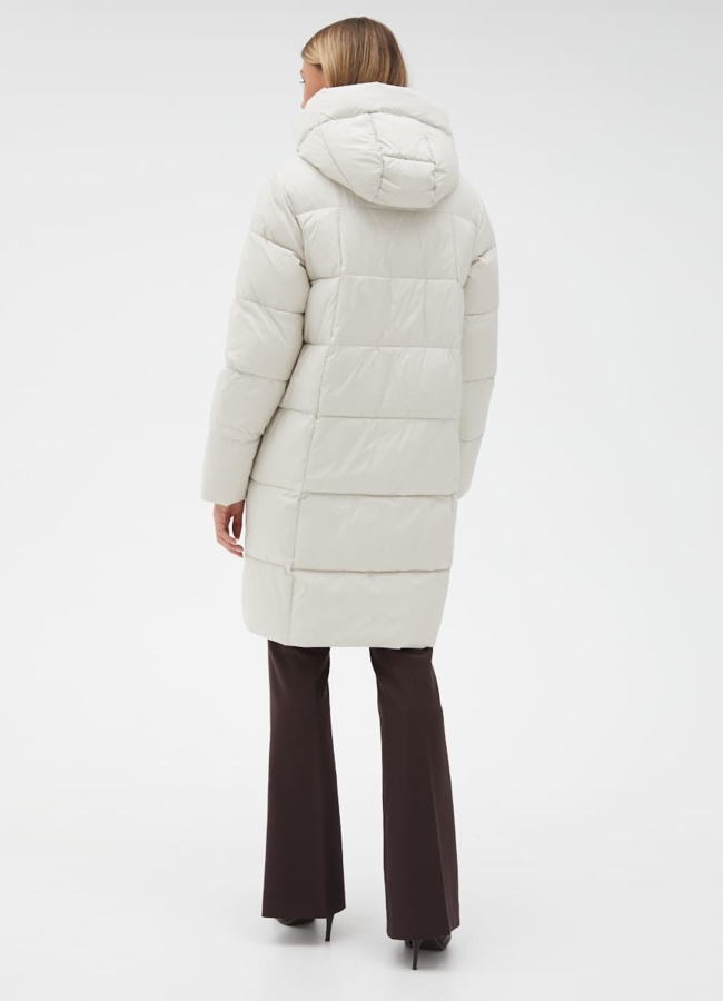 фото Пуховик женский с капюшоном  модель № 31113