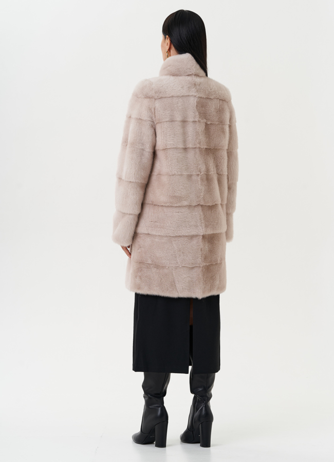 Шуба-трансформер из меха норки модель № 25962 в кредит