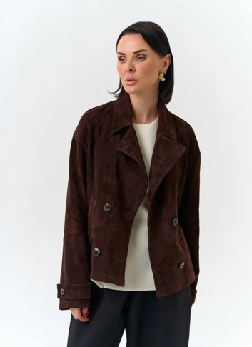 Женская куртка из натуральной замши